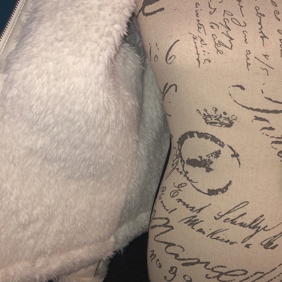 BKE Fur Lined Faux Leather Moto Jacket, Large - Picture 11 of 13